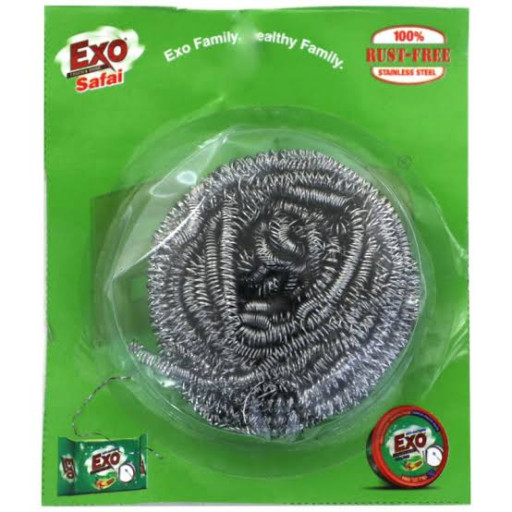 Exo Safai Stainless Steel Scrubber 18gm (एक्सो सफाई